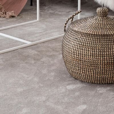 VM Carpet Hattara matto pyöreä Ø80 cm harmaa, ilman kanttausta